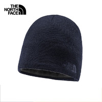 北面 针织帽男女款户外保暖滑雪冬帽A5WH HDC/蓝色