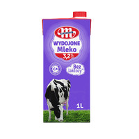 MLEKOVITA 妙可 黑白牛系列 无乳糖全脂牛奶 1L*6盒