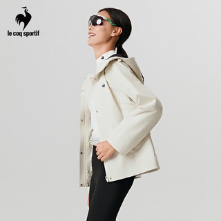 乐卡克法国公鸡女款运动休闲梭织外套夹克CE-5773233 白色/WHT S