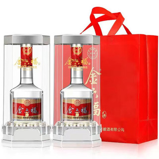 金六福 兼香型白酒 50.8度整箱装白酒  美福福寿双全 500ml*6