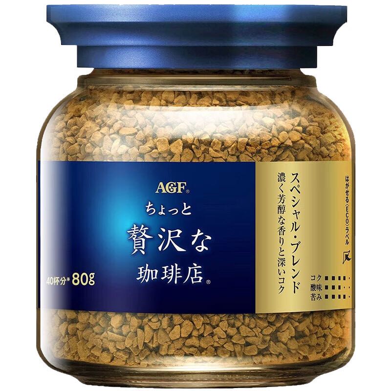 AGF 蓝金罐速溶咖啡80g