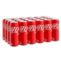 Coca-Cola 可口可乐 330ml*24罐摩登罐可乐/无糖可乐/芬达/雪碧碳酸饮料包邮