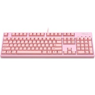FILCO 斐尔可 104圣手二代 FKBN104MRL/EP2 104键 有线机械键盘 正刻 粉色 Cherry红轴 无光