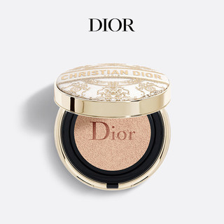 迪奥（Dior）锁妆气垫粉底 哑光0N 替换芯+时尚外壳(限量版) 