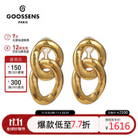 GOOSSENS LHASSA系列耳坠耳饰时尚 GOOH16EA02YG03 金色 送女友