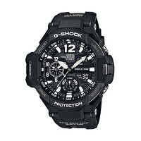 移动端、京东百亿补贴：CASIO 卡西欧 G-SHOCK 航空系列 52.1毫米石英腕表 GA-1100-1A