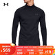 安德玛 UNDERARMOUR）ColdGear男子1/4拉链户外运动长袖T恤1343242 黑色001 L