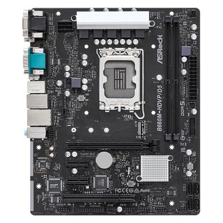 ASRock 华擎 B660M-HDVP/D5 R2.0 M-ATX主板（Intel B660、LGA1700）