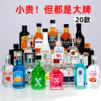 Fast·king/莎堡皇 迷你版小酒小瓶洋酒朗姆酒便携威士忌谷类调酒基酒套装便利店调酒
