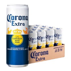 Corona 科罗娜 特级拉格黄啤墨西哥风味啤酒纤体罐330ml *12听