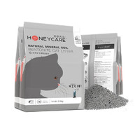 PLUS会员：Honeycare 好命天生 活性炭膨润土猫砂 10kg/箱