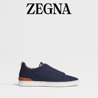 杰尼亚 ZEGNA杰尼亚男鞋Triple Stitch™奢华休闲鞋/户外鞋 蓝色 8/42