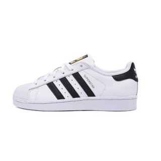 移动端、京东百亿补贴：adidas ORIGINALS 京东自营店 adidas ORIGINALS SUPERSTAR系列 中性休闲运动鞋 EG4958 白色/金标