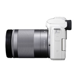 Canon 佳能 EOS M50 APS-C画幅 微单相机 白色 EF-M 18-150mm F3.5 IS STM 变焦镜头 单头套机