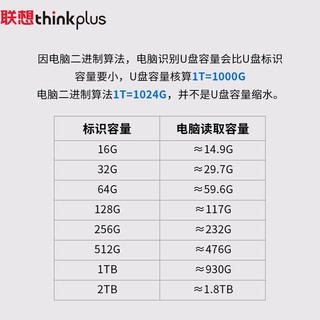 thinkplus 移动固态硬盘双接口高达560MB/秒usb高速电脑pssd手机type-c办公硬盘 TSD302