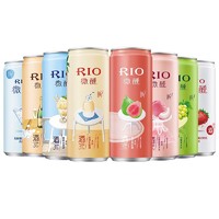 RIO 锐澳 洋酒 预调 鸡尾酒 果酒 3度 微醺全家福 330ml*8罐（随机发货）