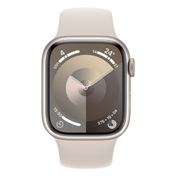Apple 苹果 Watch Series 9；星光色铝金属表壳运动型表带