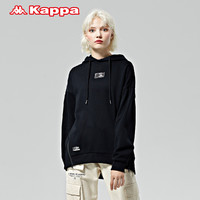 Kappa 卡帕 outlets套头帽衫女运动卫衣针织外套休闲加绒上衣