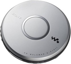 SONY 索尼 Walkman d-ej011 Portable CD player, Digital Mega Bass, CD-R/RW player, 银质