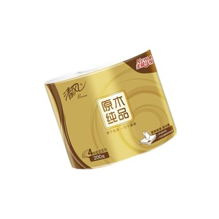 Breeze 清风 原木纯品金装系列 有芯卷纸 4层*200g*27卷