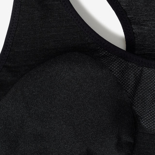 迪卡侬运动内衣女透气美背运动文胸【23年新】黑色（无胸垫）L-4701216