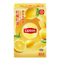 Lipton 立顿 热泡水果茶 柠檬红茶调味茶 花草花果茶 独立三角茶包15包27g