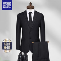 ROMON 罗蒙 西服男士 黑色2XL