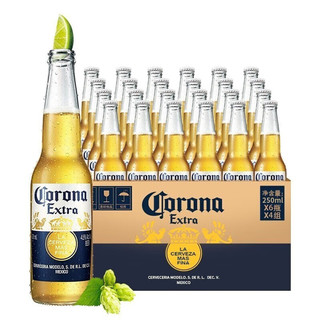 科罗娜啤酒 Corona墨西哥风味精酿啤酒品牌 250ml*24瓶整箱