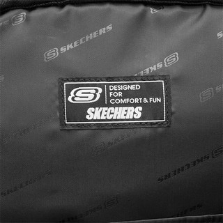 SKECHERS 斯凯奇 大容量双肩包男女同款背包学院风书包L323U097 0018