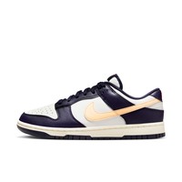 NIKE 耐克 Dunk Low Retro 男子運動板鞋 FV8106-181 帆白/淺甜瓜橙/椰奶色/墨紫/隊紅