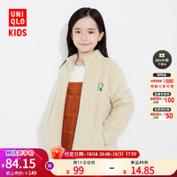 UNIQLO 优衣库 童装Doraemon长绒摇粒绒拉链茄克哆啦A梦458898