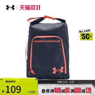 安德玛 UNDERARMOUR）Contain男女同款情侣透气运动情侣鞋履口袋1364191 灰色044 均码