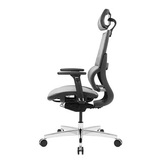 达宝利 D3pro人体工学椅撑腰办公椅子电脑椅可躺网布椅子青少年学习椅 黑色仿生网