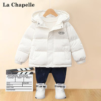 La Chapelle 女童冬款棉服儿童冬季中长款棉袄外套小女孩时髦加绒冬装