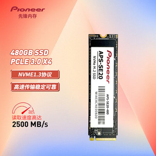 480GB SSD固态硬盘 M.2接口（NVME协议）SE20系列（Pcie3x4 2280）