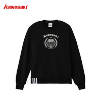KAWASAKI 川崎 套头衫男女款卫衣 黑色 L