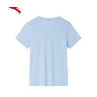 安踏速干T丨吸湿透气短袖t恤女夏季薄款纯色简约针织衫162335115