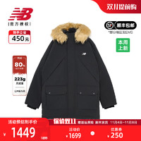 new balance NB23新男款毛领鸭绒保暖休闲运动羽绒服AMJ34323