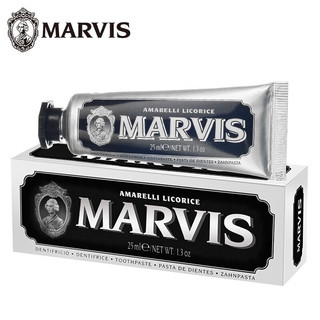 MARVIS 玛尔仕 意大利 玛尔斯(Marvis) 黑色甘草薄荷牙膏 25ml