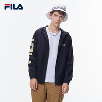 FILA 斐乐男百搭子外套 秋季时尚休闲潮流上衣运动连帽外套