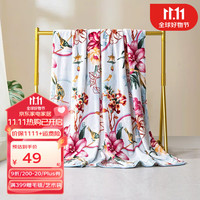 FUANNA 富安娜 法兰绒毯加厚 70*140cm 270克