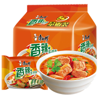 康师傅 经典方便面速食面 103g*5包 红烧牛肉味