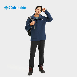 哥伦比亚 户外男子防水银点保暖休闲外套冲锋衣WE1516