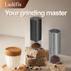 LADEFIS 法国 咖啡磨豆机 便携电动咖啡豆研磨机 触控屏磨豆机 USB充电 轻奢暗黑1