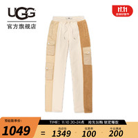 UGG x Feng Chen Wang 男女同款合作款运动裤 1143273 BCHST | 米黄色/栗色 S