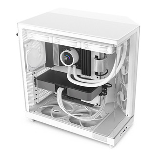 NZXT 恩杰 H6 Flow ATX机箱 半侧透 白色