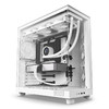 NZXT 恩杰 H6Flow 电竞游戏中塔ATX机箱（钢化玻璃侧板/360支持水冷） 白色