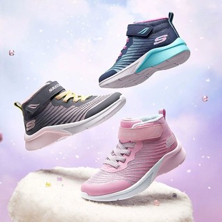 SKECHERS 斯凯奇 女童魔术贴加绒运动鞋303070L