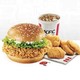 补贴购、会员专享：KFC 肯德基 汉堡三件套单人餐 到店券