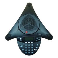 Polycom 宝利通 IP电话机SoundStation 2标准型 360度全向麦克 降噪扬声器 二合一 八爪鱼 适用40㎡会议室